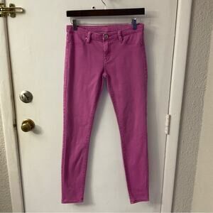 Blank NYC Pink Denim Skinny Jeans 27 Classic Preppy Coconut Girl Rainbow Casual